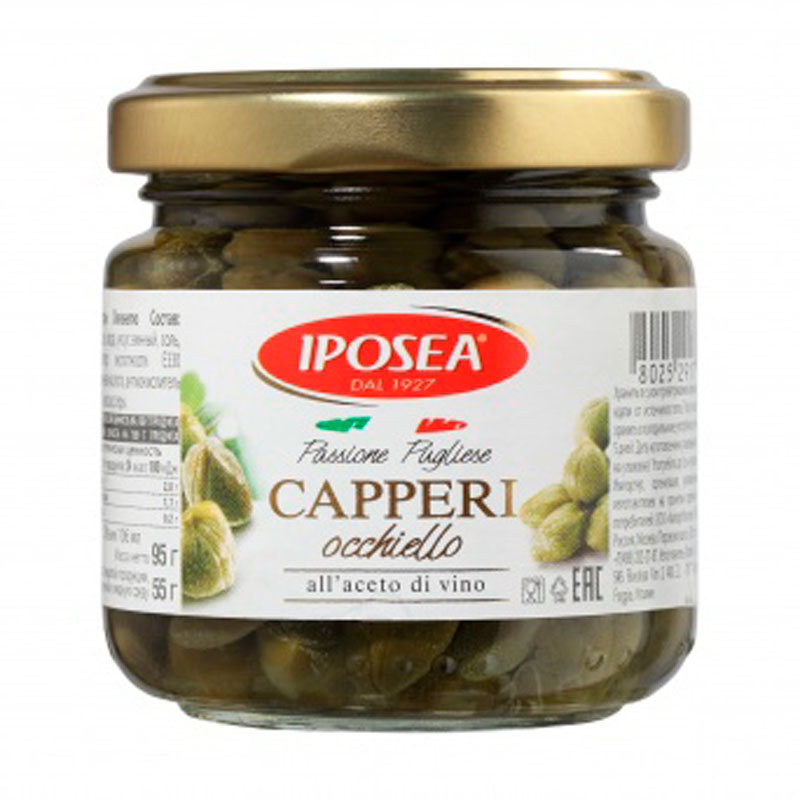 Каперсы Окьелло в уксусе «IPOSEA» 95г