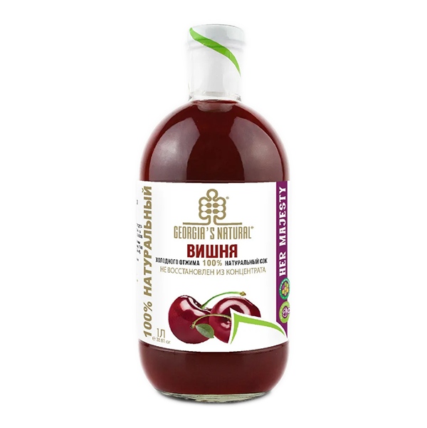 Сок вишневый ORGANIC "Georgia's Natural", 1л