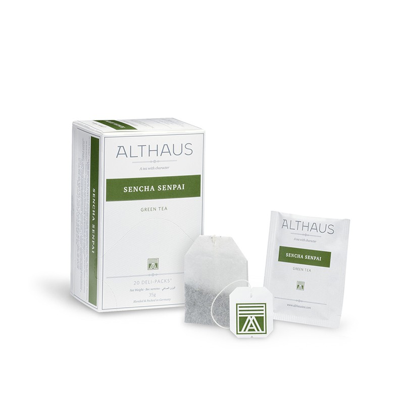 Чай «ALTHAUS» зеленый пакетированный Сенча Сенпай, 20*1,75г