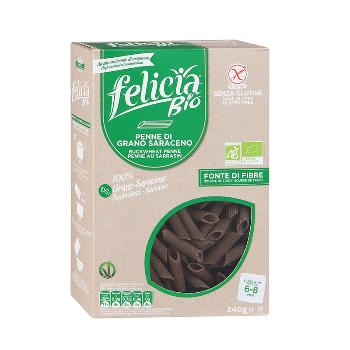 Макаронные изделия из гречихи «Пенне Ригате», без глютена Felicia