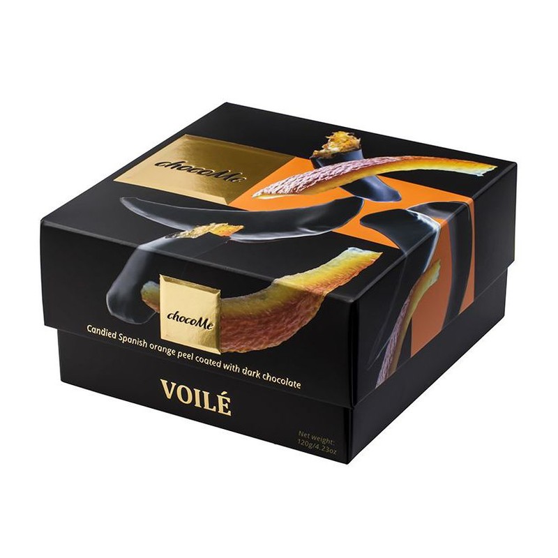 Дольки засахаренного испанского апельсина в горьком шоколаде, с корицей и гвоздикой, 120г