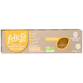 Макароны «4 злака» Спагетти «Felicia», без глютена, 400г