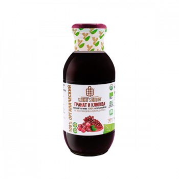 Сок гранатовый с клюквой ORGANIC Georgia's Natural, 300мл