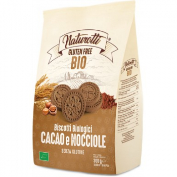 Печенье "Naturotti", БИО с какао и орехами без глютена, 300г