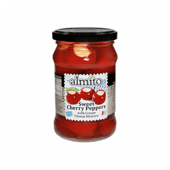 Cладкий перец черри, фаршированный  сырным кремом"ALMITO", 320мл
