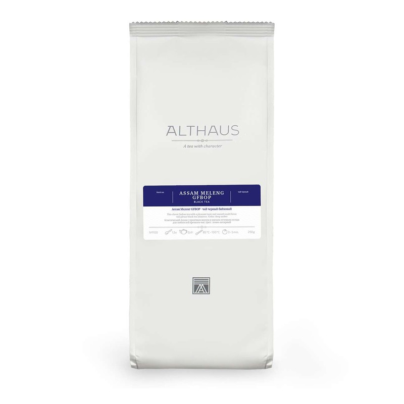 Чай «ALTHAUS» чер.байховый лист.Ассам Меленг GFBO, 250г