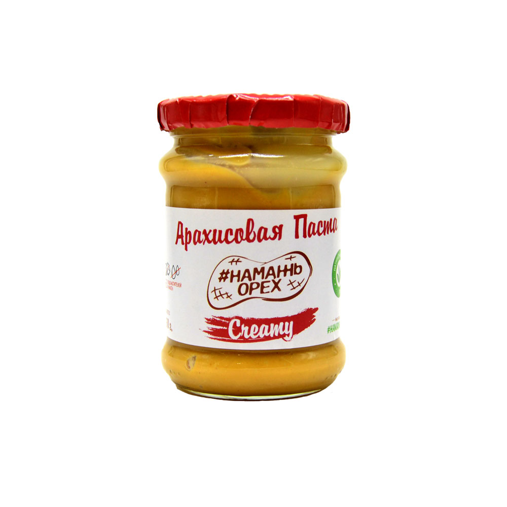 Арахисовая паста Creamy «#Намажорех», 250г