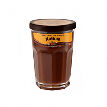 Шоколадная паста без глютена "Nutkao" с лесным орехом, 380г