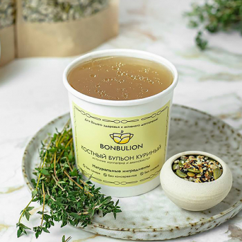 Бульон костный, куриный "Бон Бульон", 400г