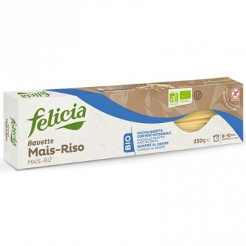 Макароны кукурузно-рисовые Спагетти «Felicia», без глютена, 400г