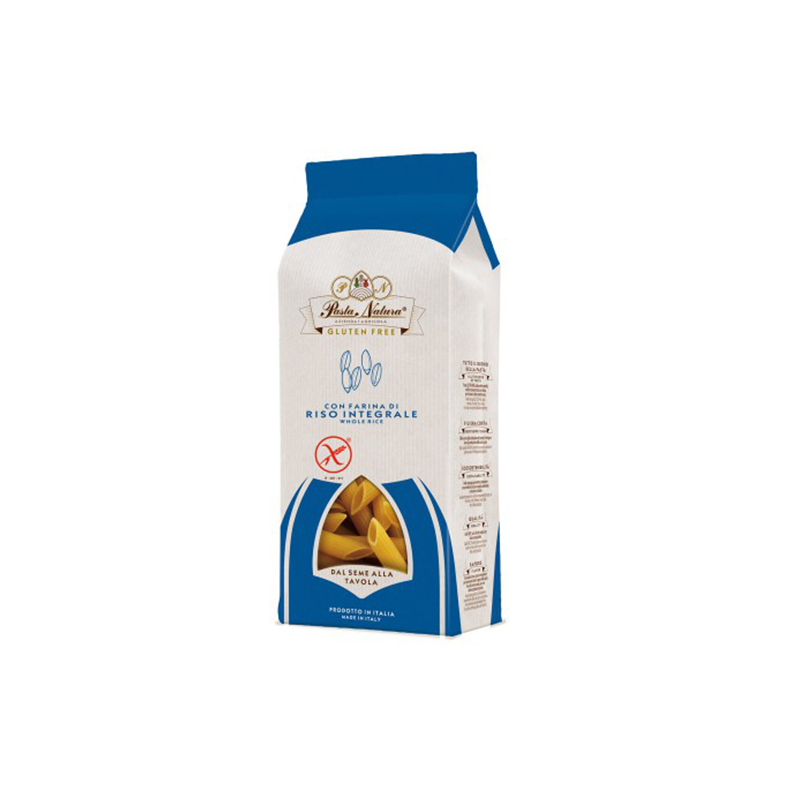 Макароны из цельнозернового риса Пенне Pasta Natura, без глютена 250г