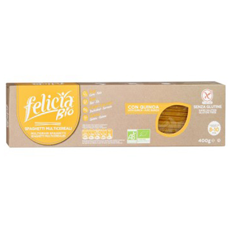 Макароны «4 злака» Спагетти «Felicia», без глютена, 400г