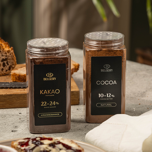 Какао Алкализованное "BELGERY" 22-24%, 200г