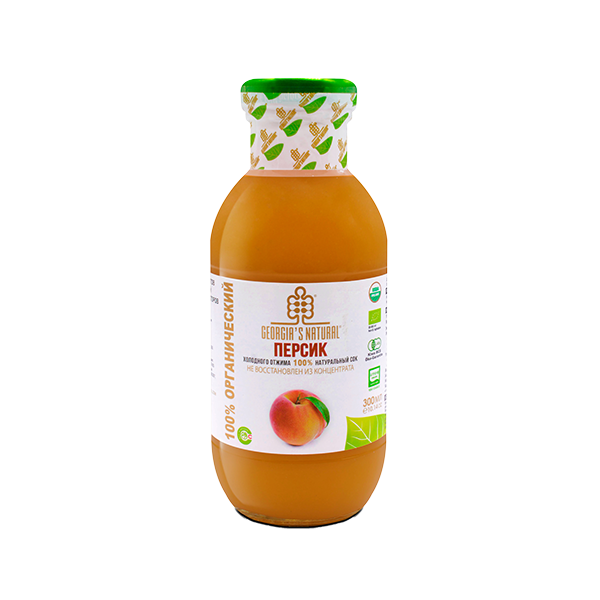 Сок персиковый ORGANIC Georgia's Natural, 300мл