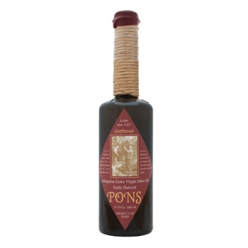 Масло оливковое нефильтрованное Extra Virgin «PONS» RESERVA, 500мл