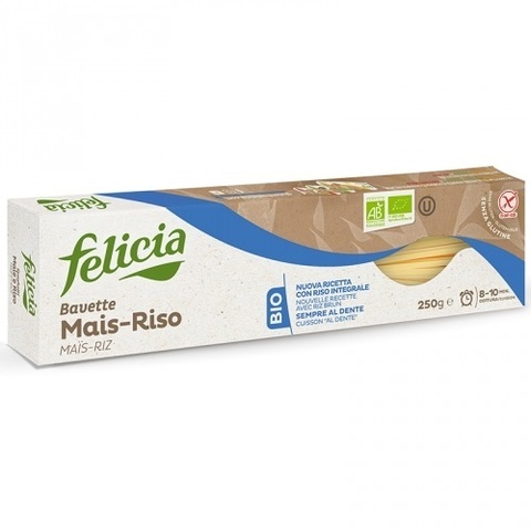 Макароны кукурузно-рисовые Спагетти «Felicia», без глютена, 400г