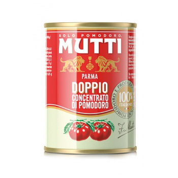 Томатная паста «MUTTI» Doppio concentrato, 140г.