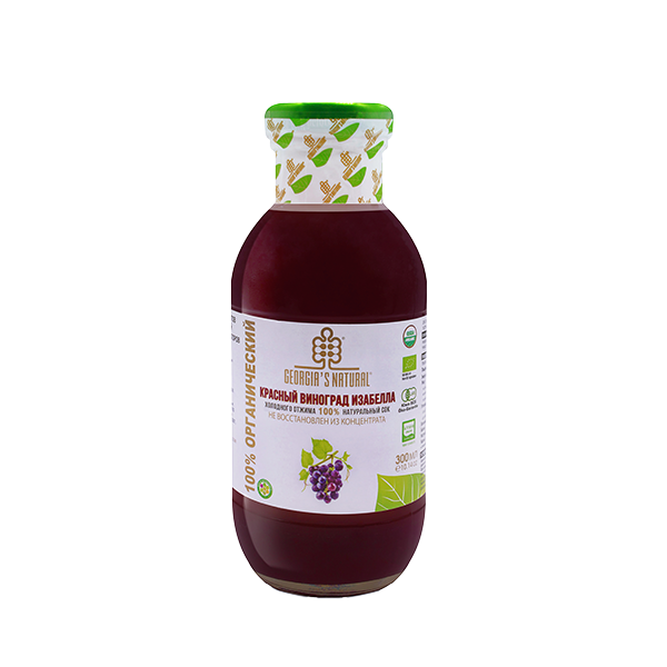 Сок из красного винограда ORGANIC Georgia's Natural, 300мл